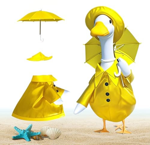 Porch Duck Outfits, Cute Yard Duck Costumes in Festive Style, Cosplay Dress-Up Outdoor Art Decoration, Weather-Resistant Design for Holiday Celebrations, Seasonal Photo Props