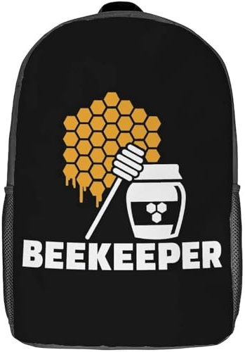 Polyester Sacs De Voyage Apiculteur De Ruche Sac À Dos Scolaire Utilisation Quotidienne Cartable Scolaire pour Scolaires, Voyage, Loisir, 42X32X14Cm