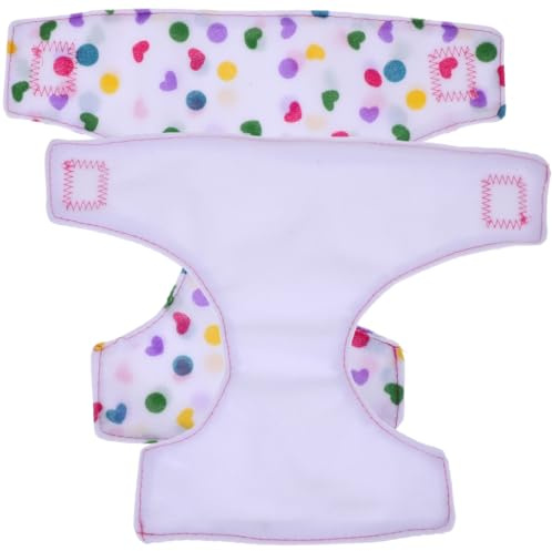 Abaodam Pannolini per Bambole in Stoffa Regolabili 2 Pezzi Riutilizzabili Biancheria Intima per Bambine Gioco di Cura e Vestiti per Bambole
