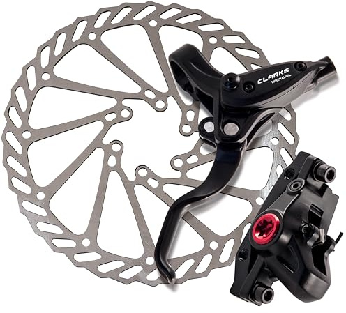 Clarks Cycle Systems M2 Einzelne hydraulische Scheibenbremse, schwarz, Vorderbremse, 160 mm
