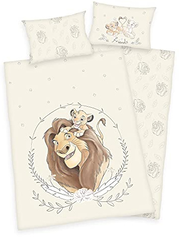 Disney King der Lion Guard Parure de lit pour bébé Simba Mufasa 100 x 135 cm