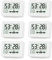 YIFMOO 6 Stücke Mini Thermometer Hygrometer Innen,Digitales Thermometer Hygrometer mit Smiley Anzeige für Babyzimmer Seniorenzimmer Arbeitszimmer Weinkeller Wohnzimmer usw,（weiß）