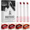 HASAIKA® Lipstick Cigarettes Set Rossetto, Rossetto Opaco Lunga Tenuta, Impermeabile e Idratante Lipstick, Trucco Per Rossetto Antiaderente Da 4 Pezzi Di Lunga Durata