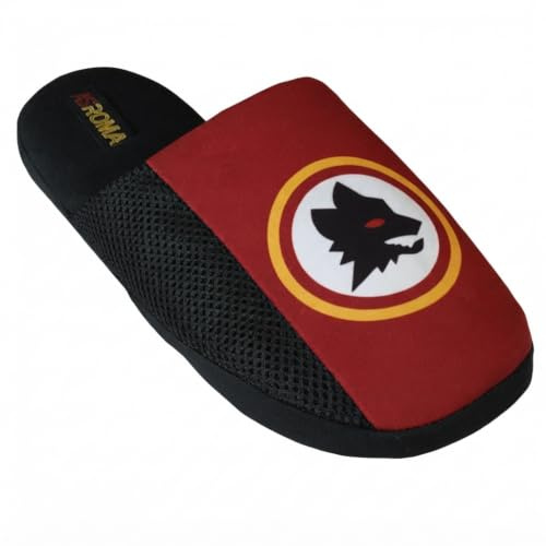 Griff Pantofole adulto Roma Lupa Nero 43/44 EU