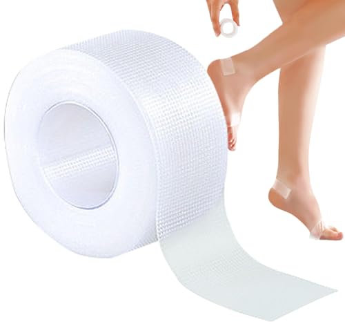 Tuxxjzm Nastro invisibile con tacco alto, fascia invisibile per scarpe | toppa impermeabile per tallone – Cuscino per tallone alto per la prevenzione delle vesciche, nastro anti-abrasione, bende per