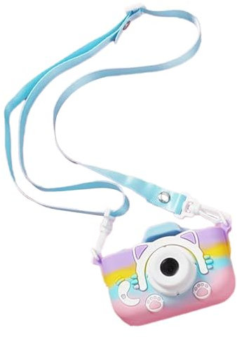 Appareil Photo Numérique Double HD avec Vidéo 1080P pour Enfant, Appareil Photo Jouet pour Enfant Chat, Batterie Grande Capacité 600 Mah, 96 Millions De Pixels pour Enfant