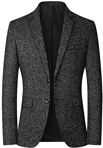 Herren Sakko Sportlich Modern, Jackett Herren, Sommersakko Mit Knopfleiste Vorne Anzugjacken Klassisch British Freizeit Herrenblazer Bequemer Sportsakko Sport Anzugsakko Regular Fit Für Männer