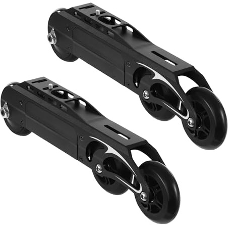 Eieblek Kit de patines eléctricos, ruedas de monopatín eléctricas, ruedas de monopatín teledirigidas con mando a distancia, 13-15 kmh, rueda de patín, kit de patines eléctricos