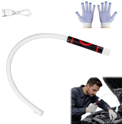 BTFO Flexible LED Flashlight Stick, 76cm/30in Rechargeable & Bendable Light | LED Work Lamp Stick with 3 Lighting Modes for Mechanical Inspection Automotive Car Repair and Tight Spaces