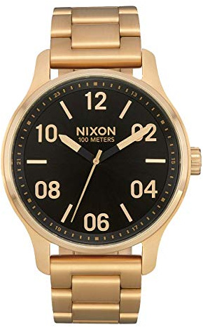 Nixon Unisex Erwachsene Armbanduhr Analog Quarz Edelstahl A1242-513-00
