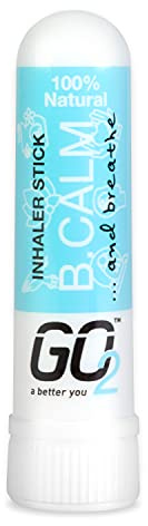 GO2 Inhaler B. Calm Stick — Essential Oils for Convenient On-The-Go Use — 100% Natural, Synthetic-Free, and Cruelty-Free (1ml Tube)