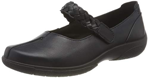 Hotter Damen Shake II Wide Mary Jane Schuh, Navy