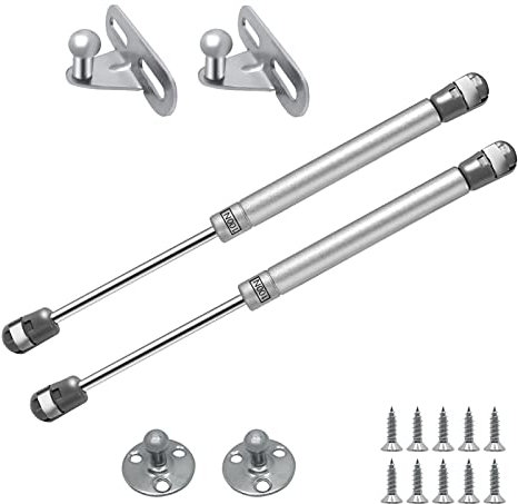 LUOHONG 2 Stück Gasdruckfedern Gasdruckdämpfer Stoßdämpfer für Küche und Möbel, Modern, ABS, Unbehandelt, Wandmontage, 100 N Reifenwagenheber für Möbel