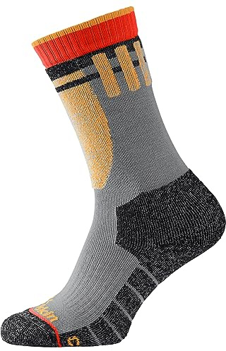 Jack Wolfskin - SKI MERINO SOCK H C K, Calcetines de esquí Unisexo, dark grey,