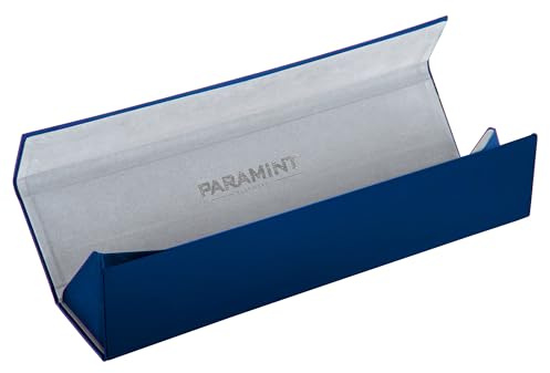 Paramint MatShield Dark Blue, Durable Playmat Case - Compatible with Magic The Gathering, MTG Play Mat Tube - MTG Accessories - Premium Satin with Fabric Interior, Magnet Snap Closure