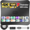 2024 Antenna TV Interna - Antenna TV Digitale Terrestre con Potente Amplificatore & 580 km di Distanza di Ricezione, Antenna TV Portatile Supporto 4K/1080P HDTV, Cavo Coassiale da 5 m Incluso