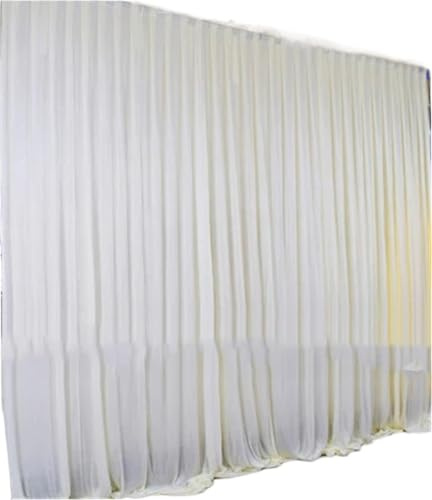 Tyg för bröllopsscen bakgrund bröllopsdekoration, stora evenemang, canvas bakgrund, festgardin, glansigt sidentyg, paneler, hängande gardiner (färg: 3,H2xB2 M)