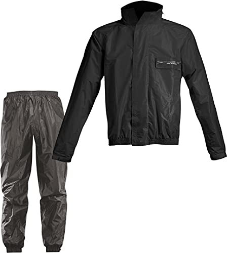 Acerbis Unisex Tuta Nero XL Rain Suit Logo, Schwarz