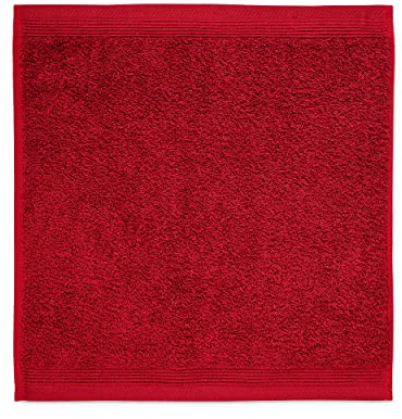 Möve Superwuschel Waschhandschuh aus 100% Baumwolle, Ruby, 30 x 30 cm