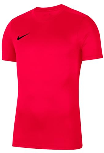 Nike Unisex Kinder Y Nk Df Park Vii Jsy Kurzarm-Trikot, Bright Crimson/Black, XL EU