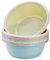 Peohud 8 Pack Plastic Wash Basin, Round Washing Up Bowls, 5L Stackable Wash Bowls for Personal Care, Unbreakable Vegetable Fruit Wash Pan Dish Tub for Home Kitchen Camping Outdoor Indoor, 30cm
