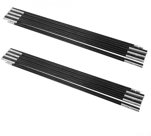 ZYWUOY Fiberglas-Zeltstange, Zeltstangen, Outdoor-Stützstangen, Markisenrahmen-Set für Outdoor, Camping, Wandern, Angeln, 3 m