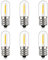 Hcnew E14 LED 1W Glühbirne T16 Kleine Glühbirne E14 Warmweiss 2200K Mini Vintage Kandelaber Birne 1w Ersetzt 10 watt Glühlampen,für Nachtlicht Tischlampen Salzlampen 220V-240V,6er-Pack