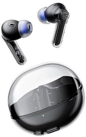 Earphones Soundpeats Clear (Black)