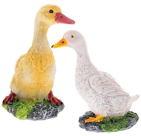 Milisten Vivid Decors – 2 Harzornamente Perfekte Dekoration Für Und Gartenteich