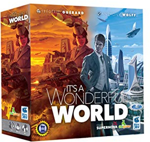 Studio Supernova - It's a Wonderful World - Gioco strategico di draft moderno, 1-5 giocatori, 12+, Edizione in italiano