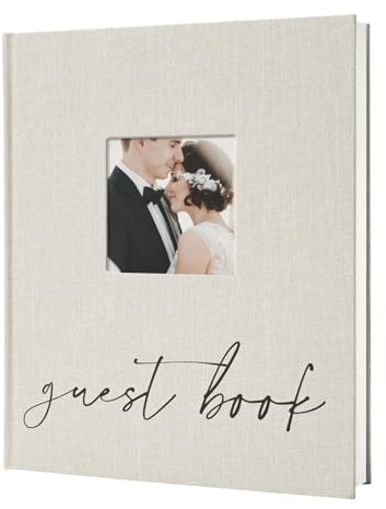 Vienrose Polaroid Guest Book 10x8 Inch Hardcover 120 Pages Simple Style