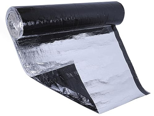 Self-Adhesive Sheds Roofing Felt, Asphalt Roof Shingles Repair Tape, Roof Protector Underlayment Roll, Flashing Tape for Roofs, Waterproofing Roof Cladding (Size : 1.6x3.3ft)