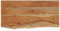 vidaXL Solid Acacia Wood Wall Shelf - 40x20x2.5 cm Rectangular with Live Edge Design for Living Room, Office, or Study Room