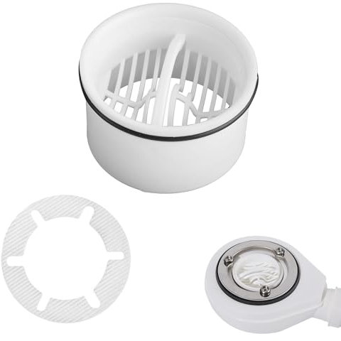 Set di Scarico, Filtro per Capelli + Tubo Sommergibile per Doccia, Accogli Capelli Doccia, Compatibile con Tubo di Scarico 6960, 6963, 6961, 6962