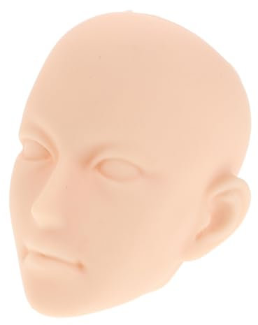 DRESSOOS Mannequin-puppenkopf Für Diy-schlüsselanhänger Bjd-puppen-make-up Übungskopf Puppenersatz Schlüsselanhänger Kopf Puppen-make-up-kopf Vinyl-puppenköpfe Puppenkopf