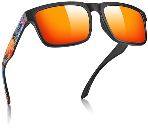 STGATN GROSSE TÊTE lunette de soleil homme polarisée avec protection UV, ont un cadre oversized de 155 mm de large pour les visages larges et sont en matériau TR90 ultraléger