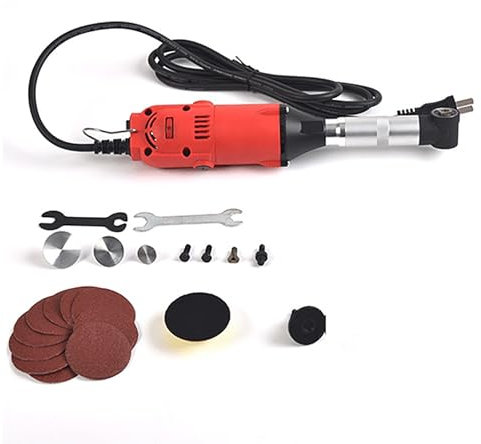 MObyat Limpiadora Eléctrica de Juntas de Azulejos de 90°, Abridora de Juntas para Azulejos de 550 W, 6 velocidades, 15000 RPM, Apertura de 5 mm, para Corte