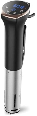 Låg temperatur långsam spis nedsänkning cirkulator – 1 400 W precision ±0,3 °C, kompakt och tyst sous vide-maskin för biff, kyckling, fisk, ägg