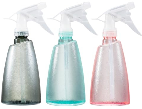 Veemoon Flaconi Spray per Irrigazione 500ml in Pp e Resina Poliestere, Set da 5 Pezzi, Resistenti e Salutari la Cura di Piante Verdi in Giardino Colore Casuale