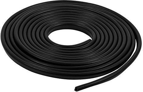 en forme de U Joint en caoutchouc Bande de film protecteur, Keenso Porte de voiture en caoutchouc joints Joint de porte Edge Bandes de coins de protection anti Scratch, 3 m de longueur