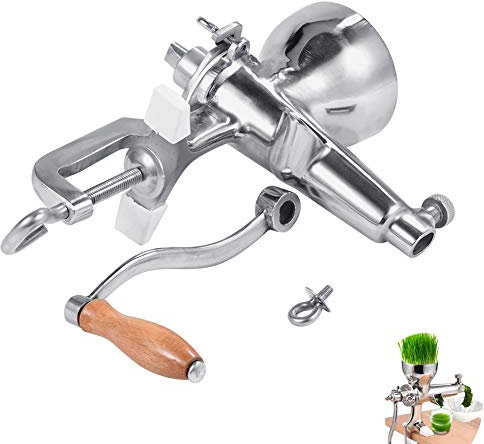 Exprimidor de hierba de trigo, extractor manual de hierba de trigo hecho de acero inoxidable para hierba, frutas y verduras