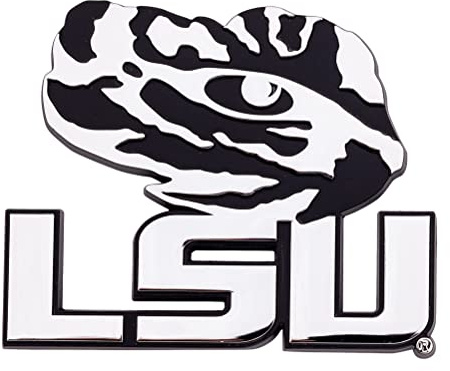 Desert Cactus Louisiana State University Sticker LSU Metal 3D Auto Car Emblem Sticker Chrome Tigers Geaux Premium Truck Vehicle Emblems