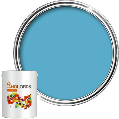 Landlords Fence and Garden Shed Paint | Furniture, Barn, Wood and Outdoor Paint | Quick-Drying Protection for Furniture | Pale Blue 1L