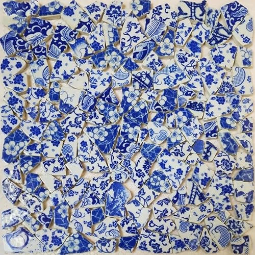 Tesselles mosaique Carrelage mosaïque en céramique, pierre irrégulière, bricolage, Art, décoration murale de maison, 100g Mosaique verre (Color : O)