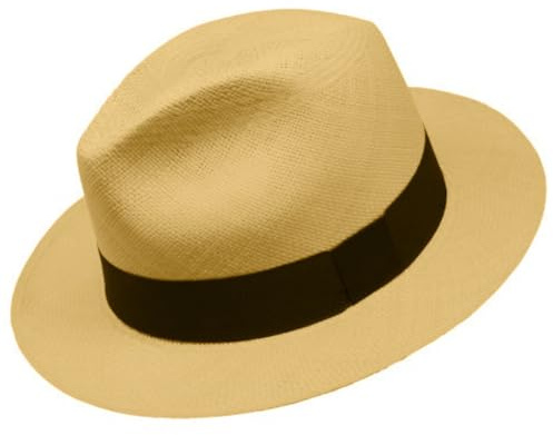 Gamboa Sombrero Panama Hombre y Mujer de Paja Toquilla Original de Ecuador Verano Fedora Playa