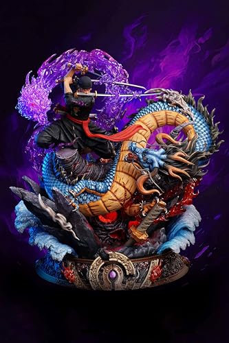 LXURY - Figura de Zoro y Kaido (One Piece) 1/6, Kit de Garaje Pintado y Completo, Venta Limitada, Estatua (Versión Estándar)