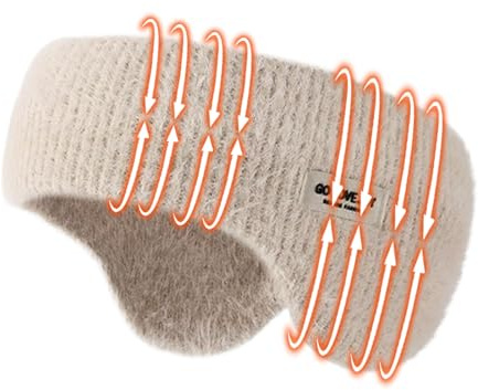 Ylnailky Orejeras Para Dormir - Orejeras Con Reducción de Ruido Para Sueño Abrigadoras - Diadema Ajustable Invierno Calidez Impermeable Hombres Mujeres Niños Adultos Viajes Avión Dormir - Para