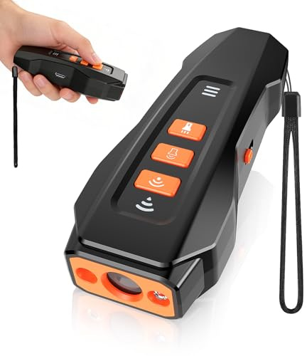 Antiladridos Para Perros Ultrasonido, 3 Frecuencias Ajustables Ahuyentador De Perros Ultrasonidos, Rango De 33 Pies, Con Linterna Dispositivo Antiladridoss Recargable Con Luz Led Pequeños y Grande