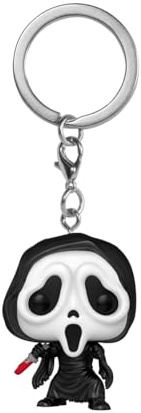 Funko Pop! Keychain: Horror - Ghostface Novelty Keyring - Collectable Mini Figure - Stocking Filler - Gift Idea - Official Merchandise - Horror Fans - Backpack Decor