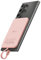 VEEKTOMX Batterie Externe 5000mAh, Légère & Ultra Fine Power Bank avec USB C Câble Intégré (Charge Non sans Fil), Batterie Externe Compatible pour Samsung/iPhone 15/Huawei/Xiaomi (Rose)